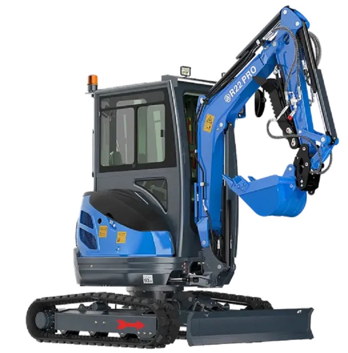 Mini-pelle RIPPA R22 Pro bleue